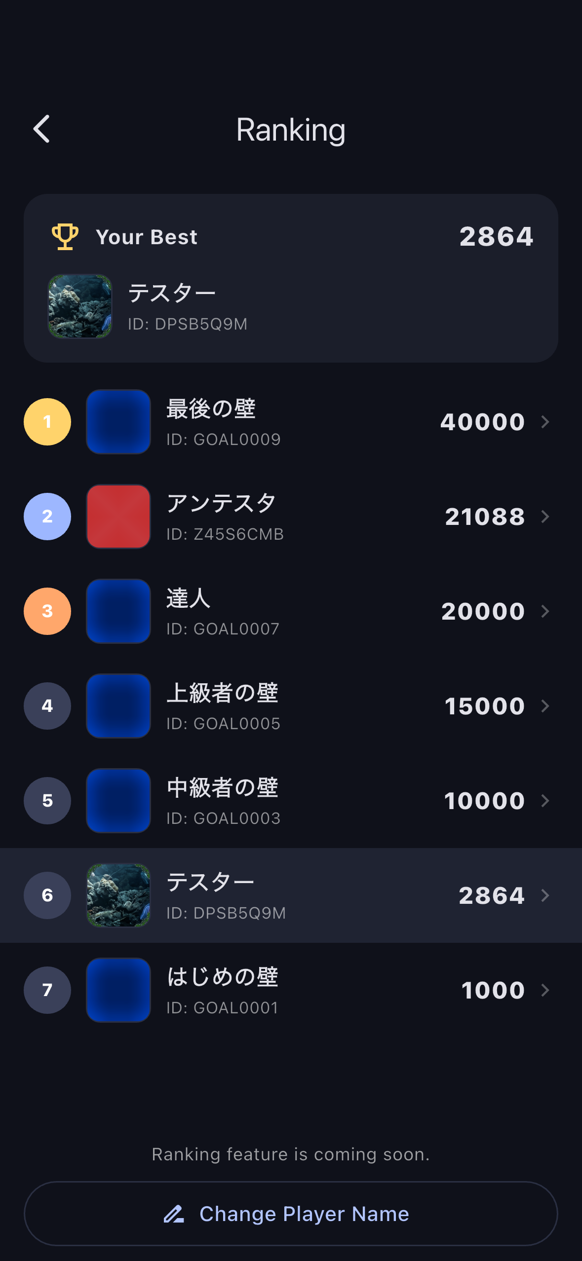 Ranking