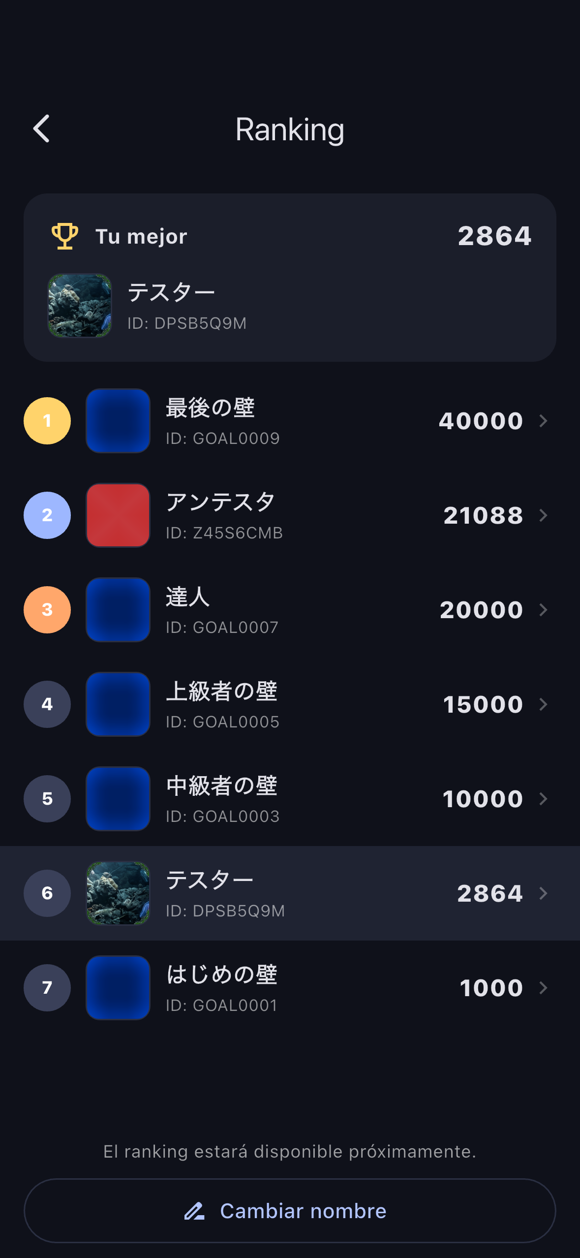 Clasificación